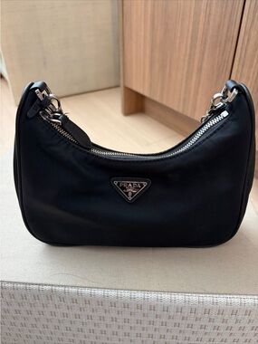 Prada Black Nylon Re-Edition